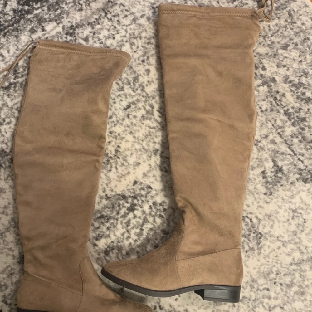 COPY - OTK Beige Suede Boots